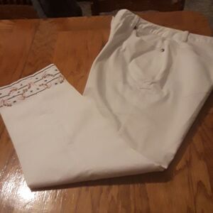 White Ruby Rd Size 8 Pants